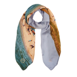 BEACH LIFE SILK SCARF