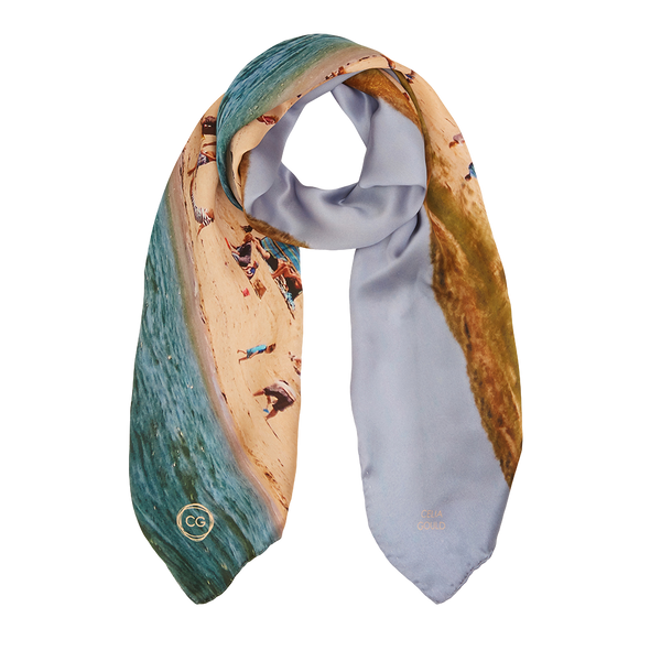BEACH LIFE SILK SCARF