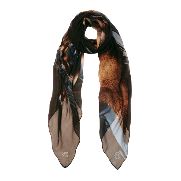 AYALON - SILK CHIFFON SCARF