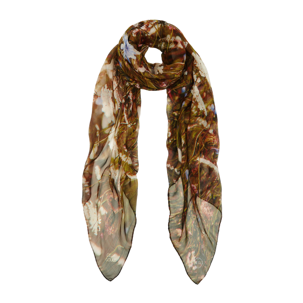 ITALIAN MEADOW SILK SCARF